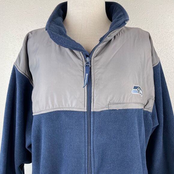 Seattle Seahawks NFL Full Zip Jacket Size XL EUC - Picture 2 of 6